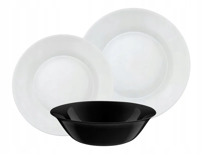 Domino Servies 18 Delen voor 6 Personen van Bormioli Rocco in Opaal Glas – productfoto