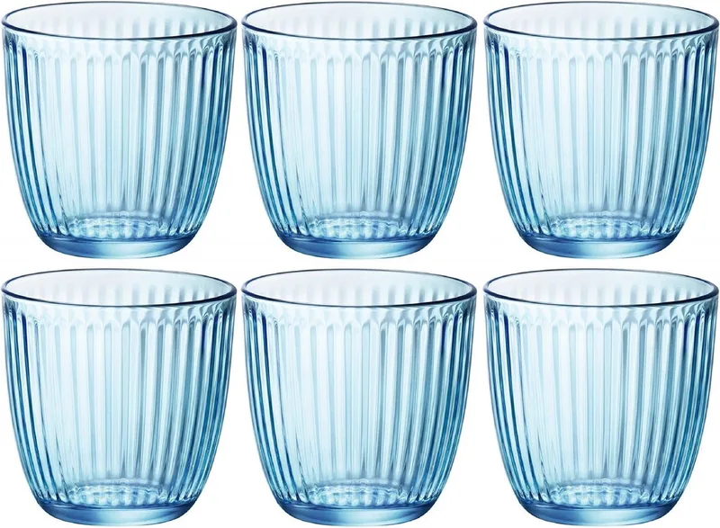 Drinkglazen - 12x - tumbler glas - 290 ml by Bormioli Rocco in Blue – product photo