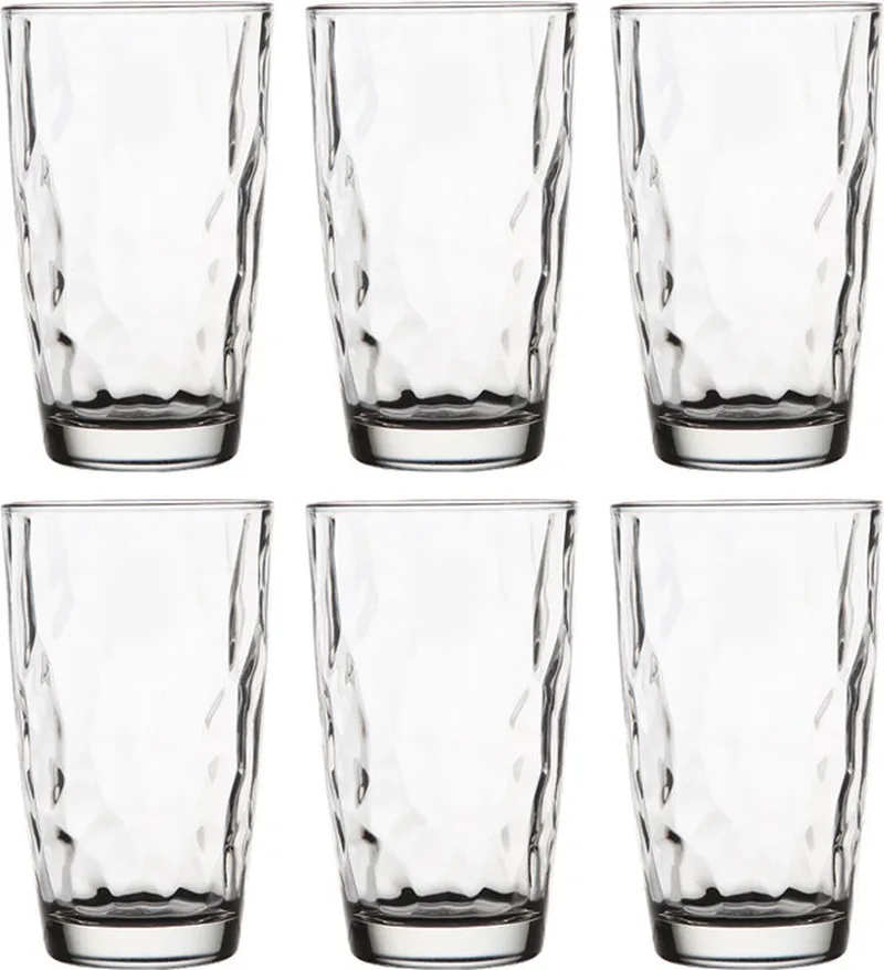 Drinkglazen Diamond - 18x stuks - glas - 470 ml - sapglazen de Bormioli Rocco en Transparent – photo produit