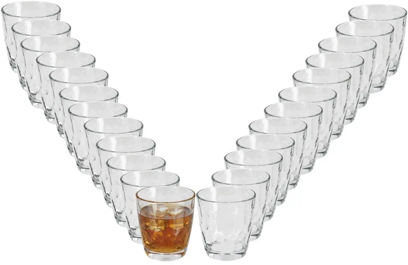 Drinkglazen Diamonds - 24x stuks - 380 ml - glas von Bormioli Rocco in Transparent – Produktfoto