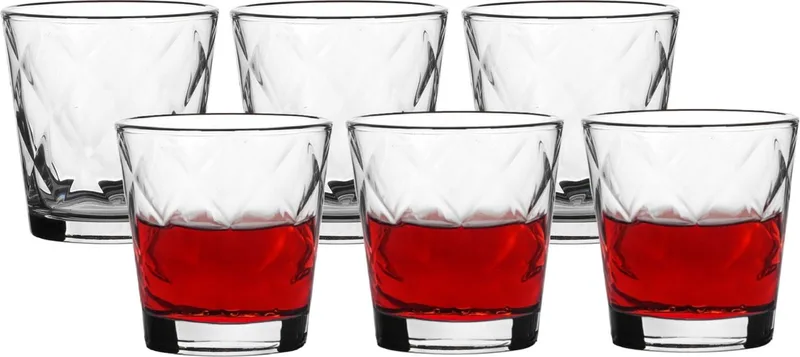 Drinkglazen Kaleido - 12x stuks - glas - 240 ml - waterglazen van Bormioli Rocco in Transparant – productfoto