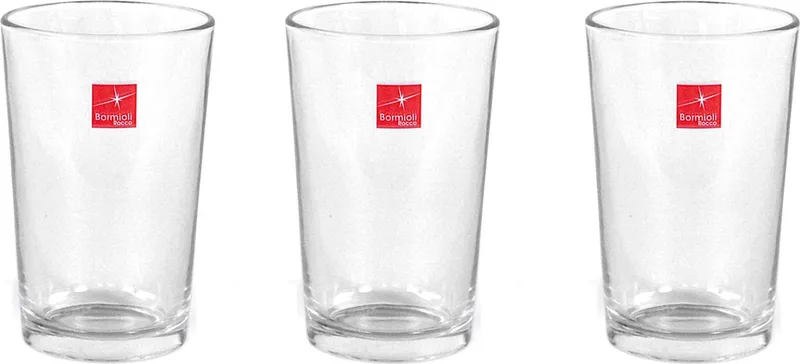 Drinkglazen - waterglazen - set 6x stuks - glas - 200 ml - 11 cm de Bormioli Rocco en Transparent – photo produit