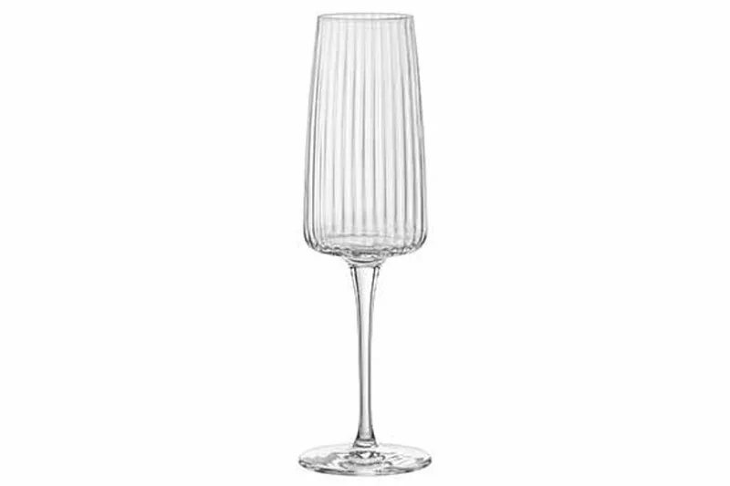 Exclusiva Champagneglas 25,5cl Set6 D4,7xh22,5cm by Bormioli Rocco in Transparent – product photo