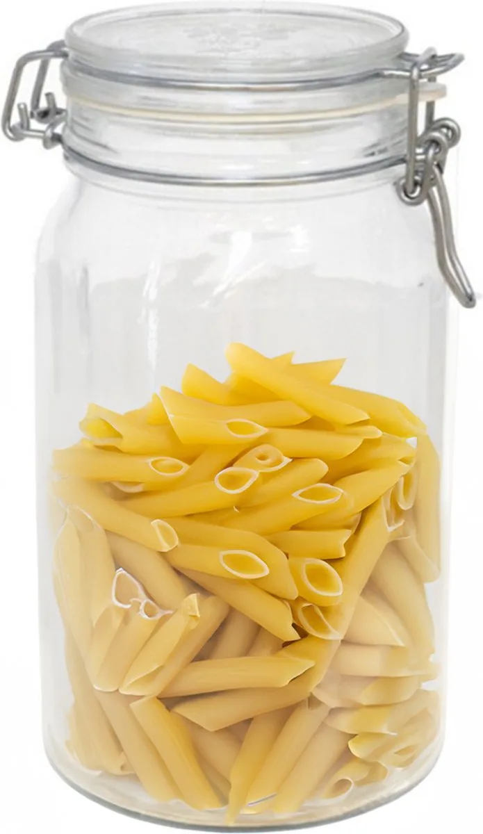 Fido Weckpot - 1,5 Liter - Glazen Voorraadpot - Met Sluiting by Bormioli Rocco in Transparent – product photo