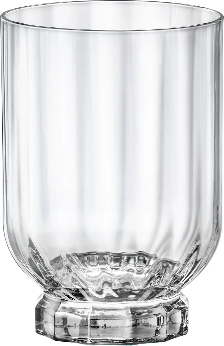 Florian Tumblers 37,5 cl / 375 ml | Set van 4 Stuks | Drinkglazen voor Water, Sap en Frisdrank | Glas | Vaatwasserbestendig fra Bormioli Rocco i Gennemsigtig – produktbillede