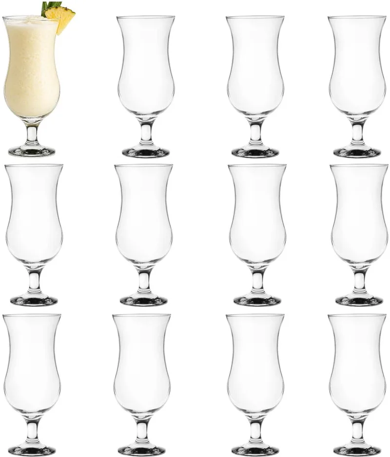 Glasmark Cocktail glazen - 12x - 420 ml - glas - pina colada glazen by Bormioli Rocco in Transparent – product photo