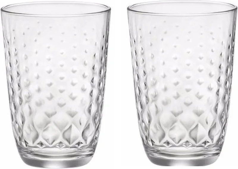 Glit waterglazen 390 ml 6 stuks - drinkglazen de Bormioli Rocco en Transparent – photo produit