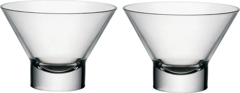 IJs/sorbet coupes op voet - set 4x - glas - 370 ml - IJscoupe glazen/schaaltjes by Bormioli Rocco in Transparent – product photo