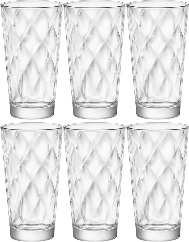 Kaleido longdrinkglas 37 cl - Set-6 fra Bormioli Rocco i Gennemsigtig – produktbillede