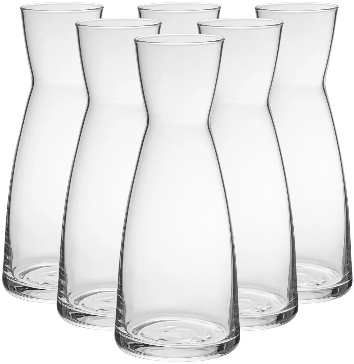 Karaffen YPSILON 1 Liter Set van 6 van Bormioli Rocco in Transparant – productfoto