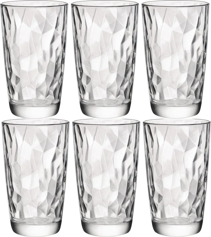 longdrink glazen - 6x stuks - 470 ml - sap/water/drinkglazen van Bormioli Rocco in Transparant – productfoto
