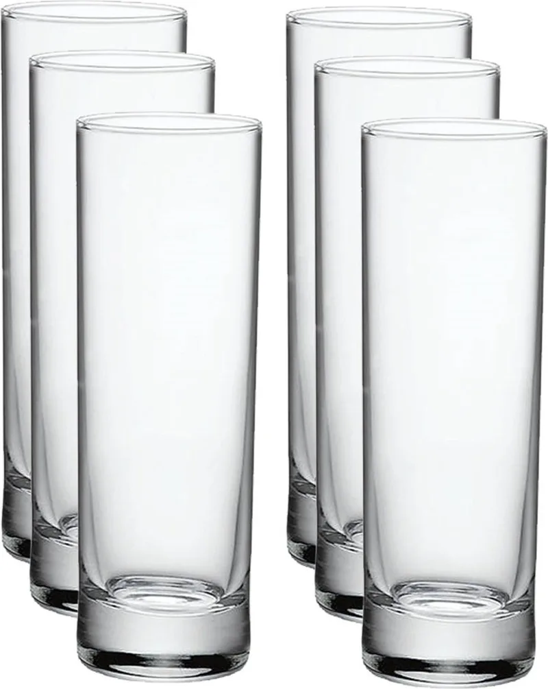 Longdrink glazen Gina - 6x stuks - 28,7 cl/287 ml - water/sap/frisdrank by Bormioli Rocco in Transparent – product photo