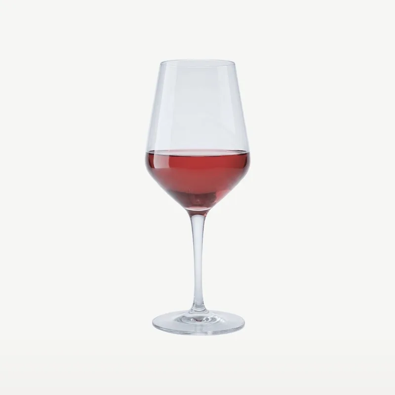 Milano Wijnglazen 44,5 cl / 445 ml | Set van 6 Stuks | Geschikt voor Rode Wijn | Glas | Vaatwasserbestendig | Voor Thuis en Horeca by Bormioli Rocco in Transparent – product photo