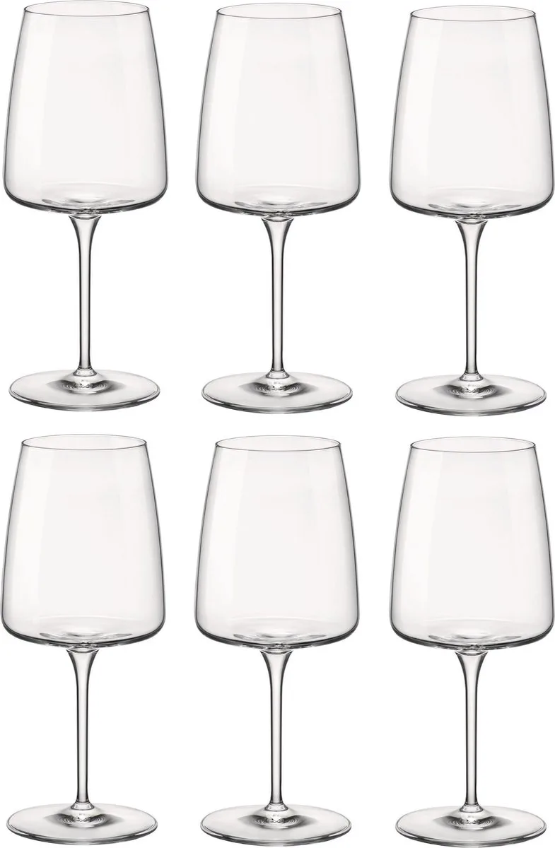 Nexo Wijnglazen 54 cl / 540 ml | Set van 6 Stuks | Geschikt voor Rode Wijn | Glas | Vaatwasserbestendig | Voor Thuis en Horeca von Bormioli Rocco in Transparent – Produktfoto