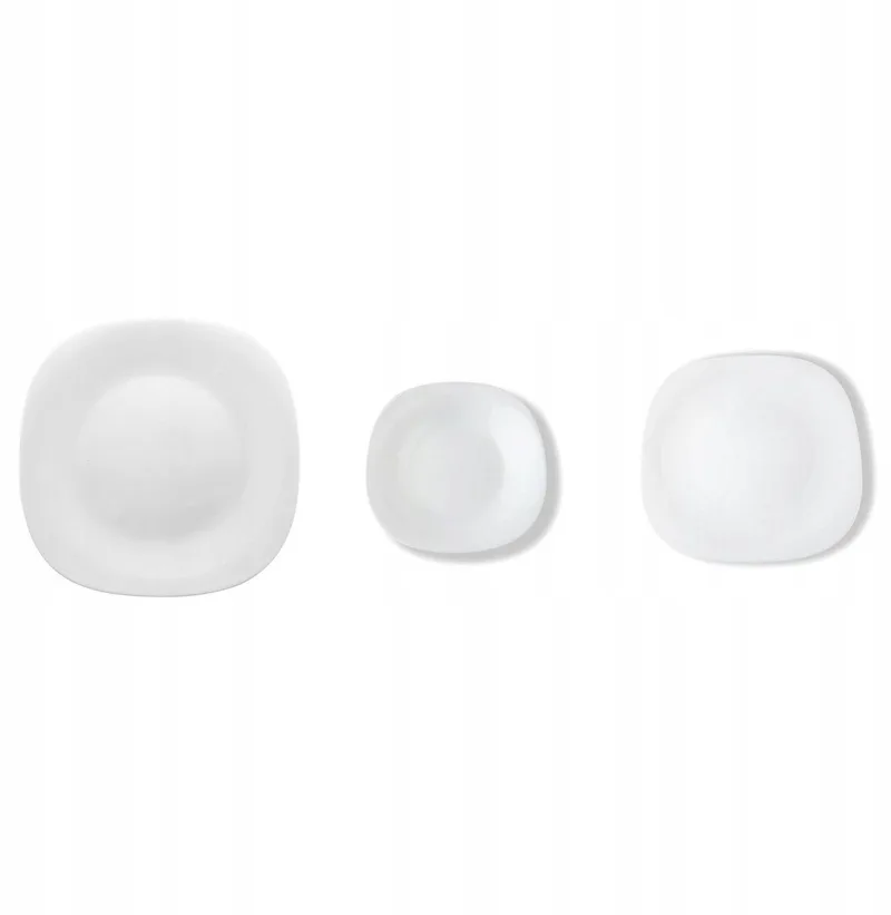 Parma 3-delige servies set: 20, 23, 27 cm by Bormioli Rocco in White – product photo