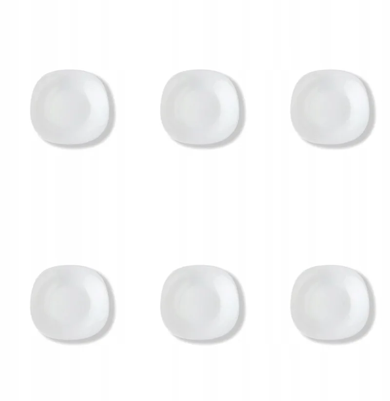Parma Diepe Borden 6 stuks - 23 cm, Opaal Glas von Bormioli Rocco in Weiß – Produktfoto