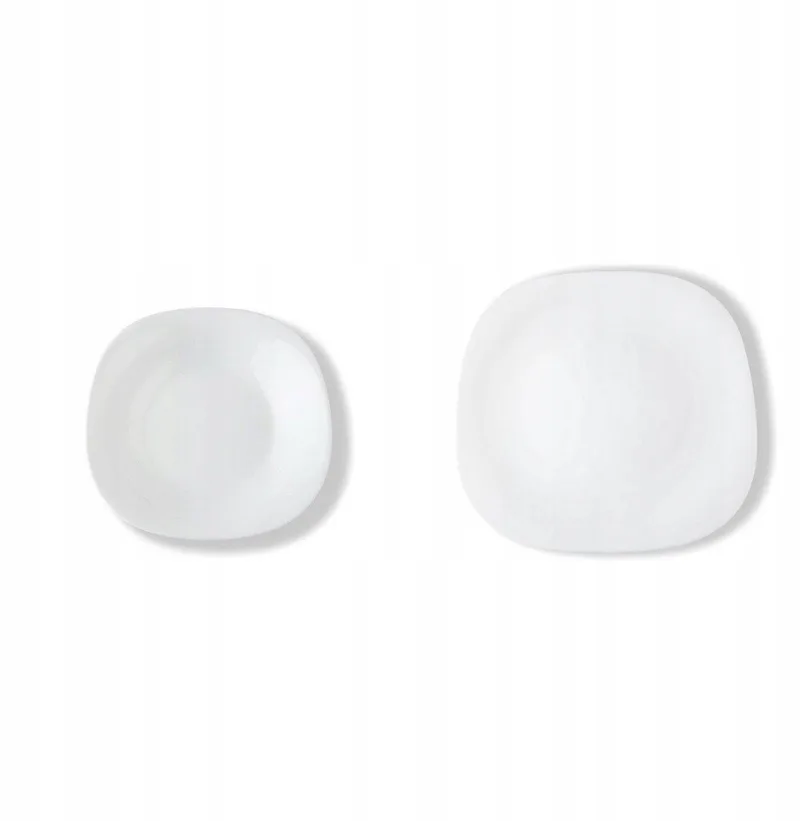 Parma Set: Diepe 23cm & Platte 27cm Witte Borden by Bormioli Rocco in White – product photo