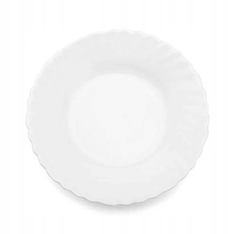 Prima Diep Bord 23cm Opaal Glas - Vaatwasser & Magnetron van Bormioli Rocco in Wit – productfoto