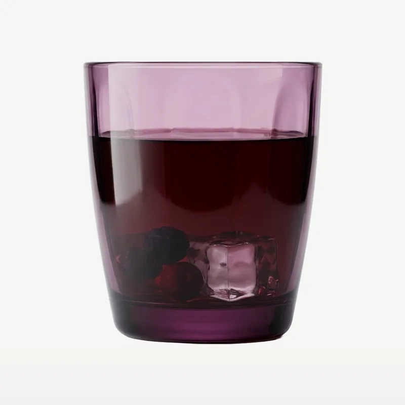 Pulsar Tumblers 30 cl / 300 ml | Set van 6 Stuks | Drinkglazen voor Water, Sap en Frisdrank | Glas | Vaatwasserbestendig von Bormioli Rocco in Lila – Produktfoto