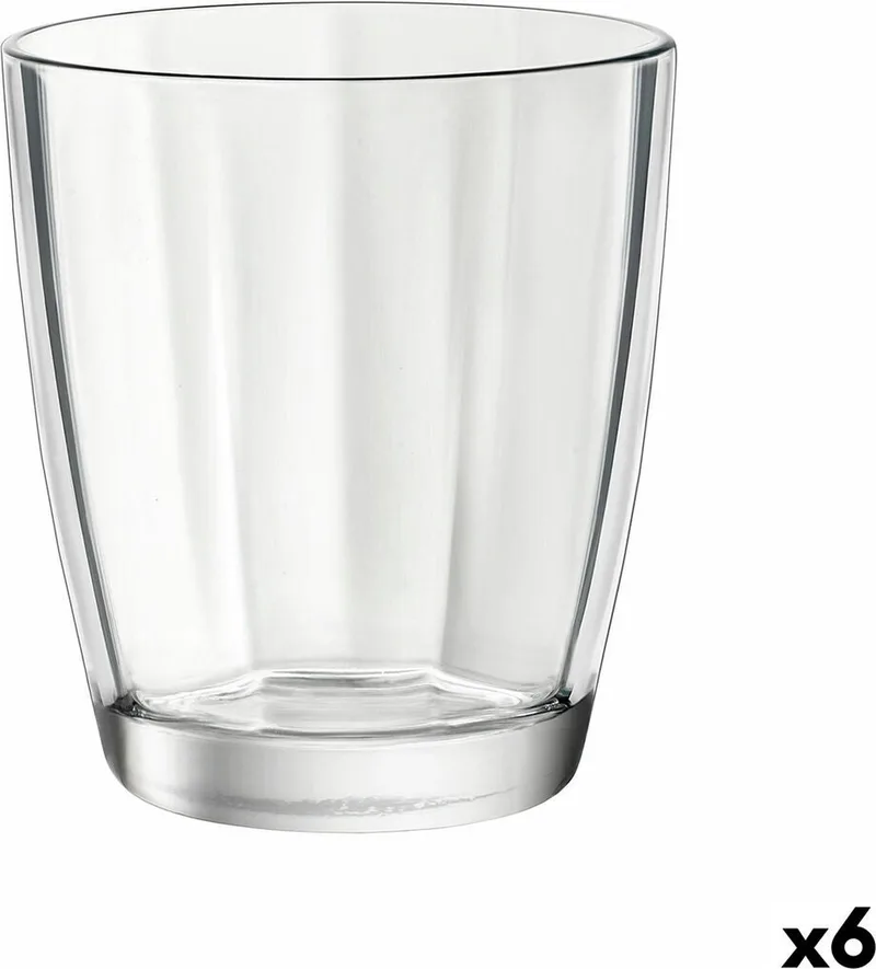 Pulsar waterglas - 30 cl - Set-6 från Bormioli Rocco i Transparent – produktbild