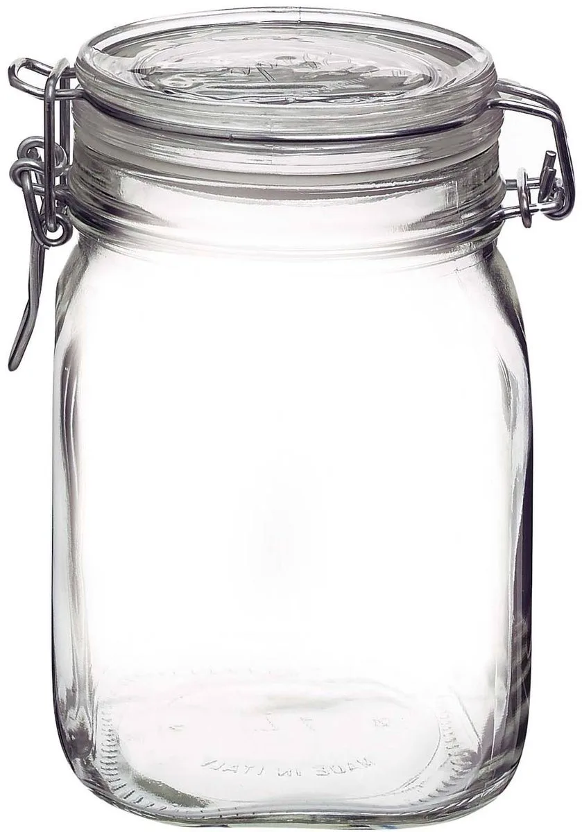 Rocco Bormioli Fido Weckpot 1 l van Bormioli Rocco in Transparant – productfoto