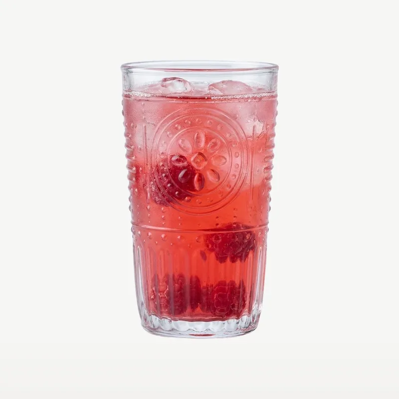 Romantic Waterglas - 320 ml - Glas met stevige grip - Relief glas - Glazenset - 6 stuks von Bormioli Rocco in Transparent – Produktfoto