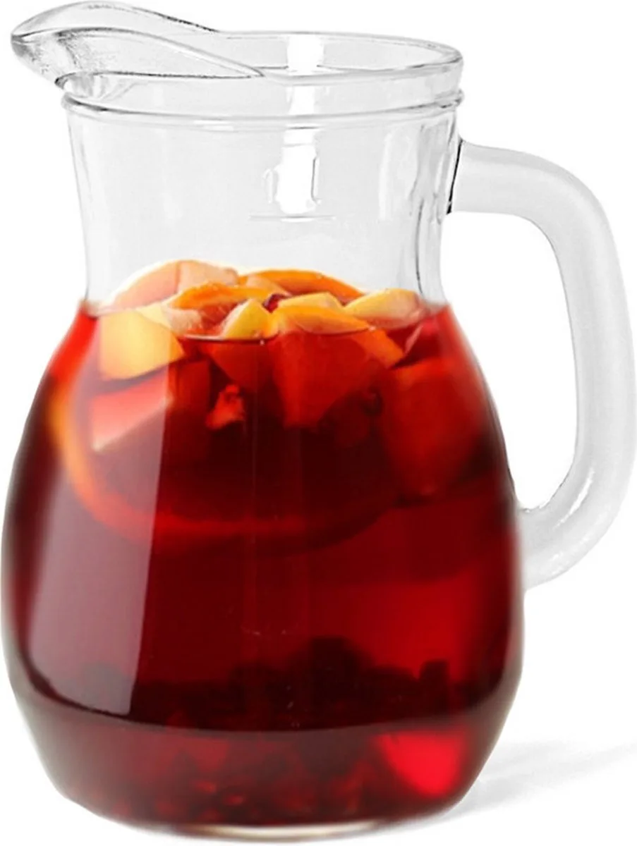 sapkan/waterkan/karaf - 1x - glas - 1000 ml - schenkkannen van Bormioli Rocco in Transparant – productfoto