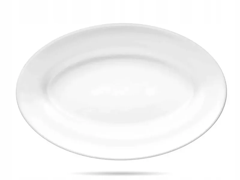 Toledo ovale schaal 36x27 cm - Gehard glas fra Bormioli Rocco i Hvid – produktbillede