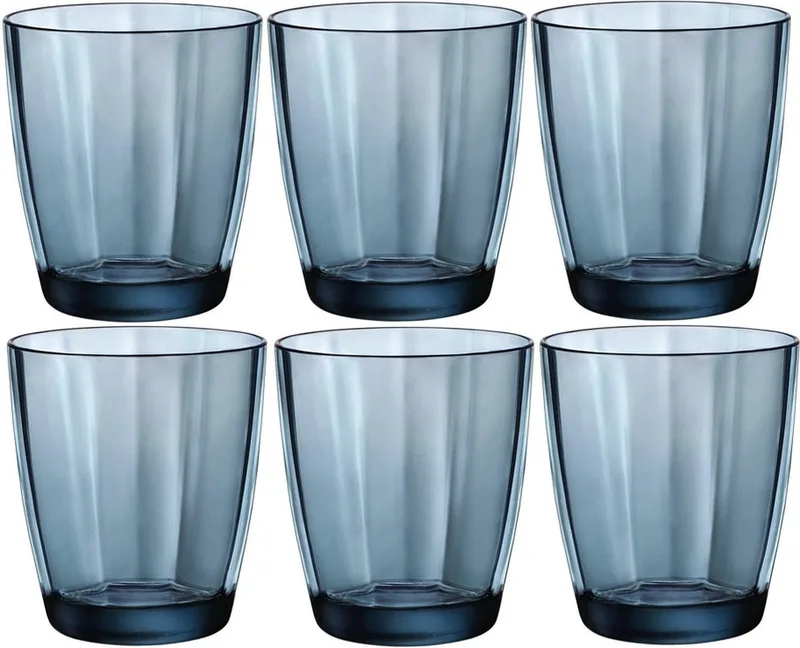 Tumbler Drinkglazen - 12x stuks - 300 ml - Waterhlazen by Bormioli Rocco in Blue – product photo