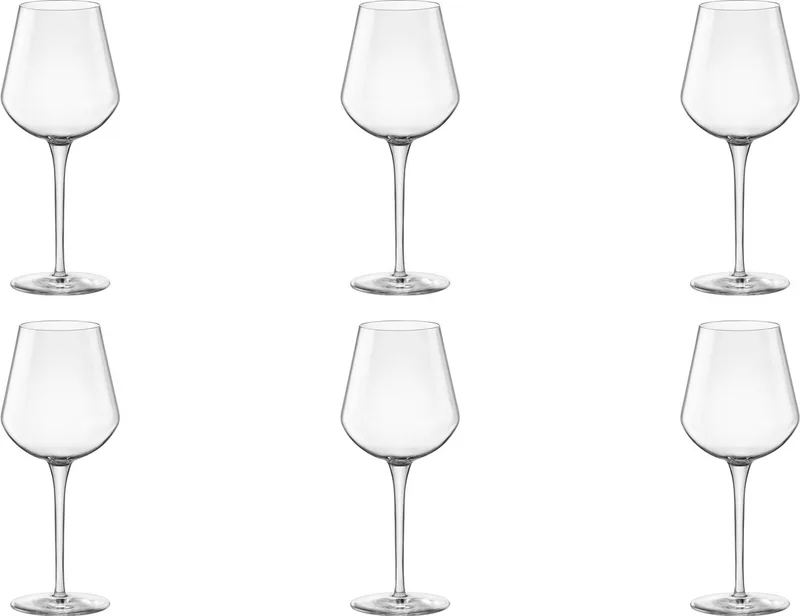 Uno Inalto Wijnglazen 38 cl / 380 ml | Set van 6 Stuks | Geschikt voor Rode en Witte Wijn | Glas | Vaatwasserbestendig von Bormioli Rocco in Transparent – Produktfoto