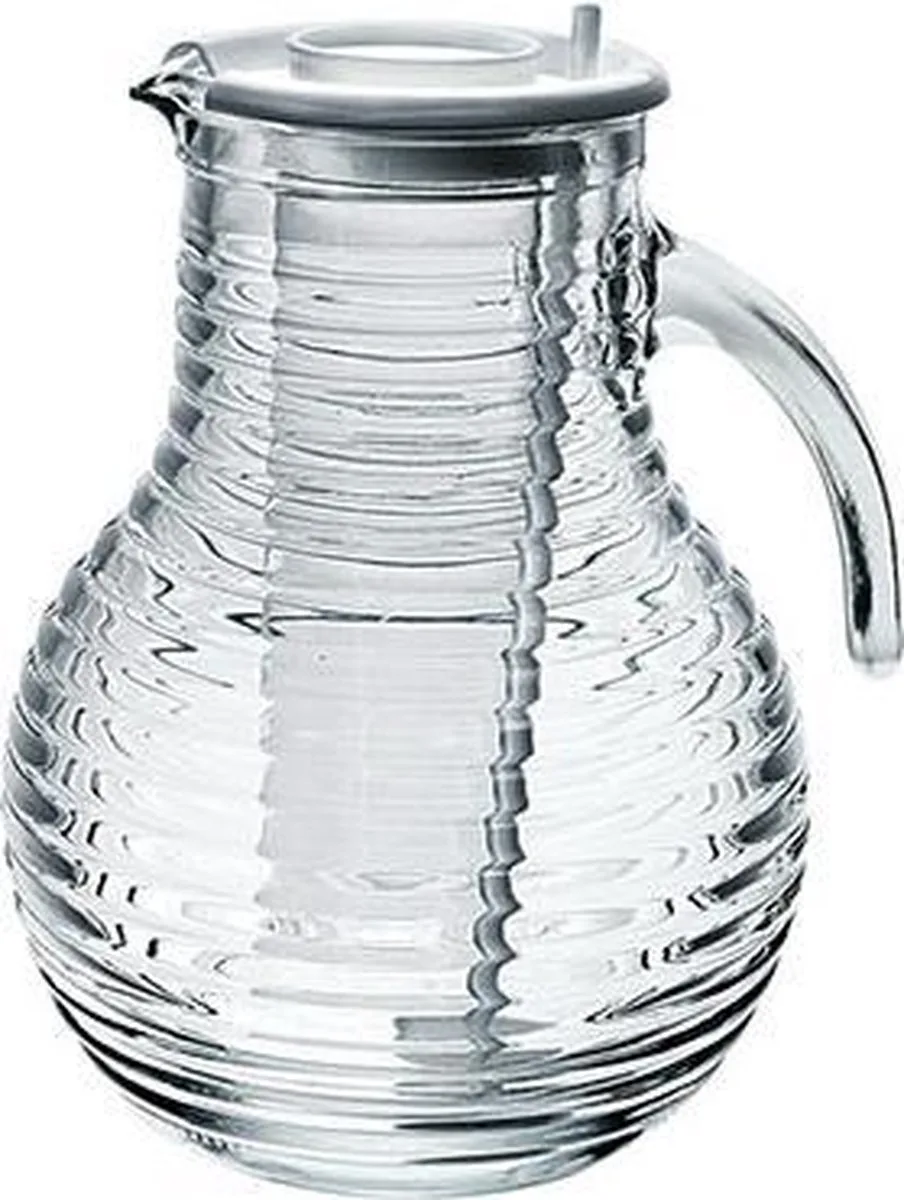Viva Broadway waterkaraf schenkkan met ijsblokjes houder - 2 liter von Bormioli Rocco in Glas – Produktfoto