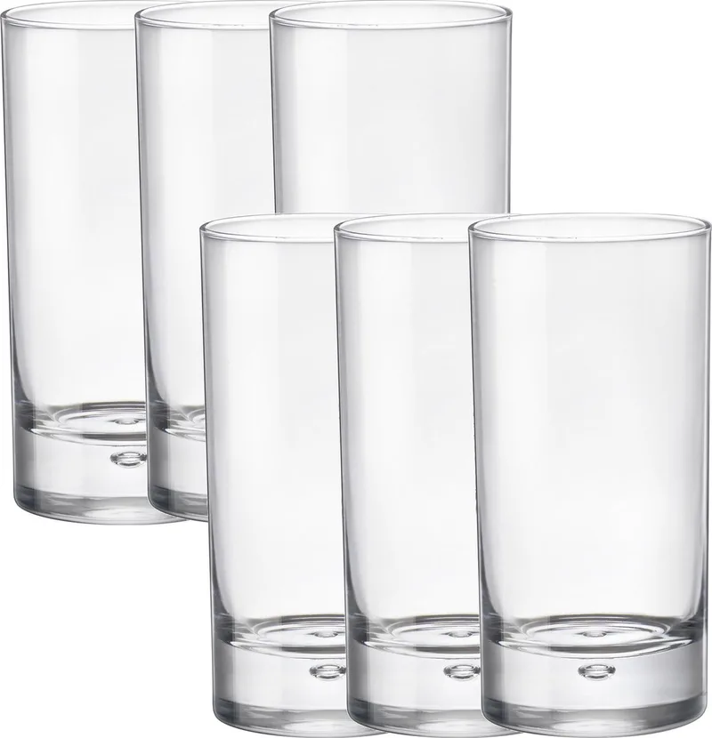 Waterglazen/drinkglazen - 6x stuks - 375 ml - van glas - Waterglazen - Glazen von Bormioli Rocco in Transparent – Produktfoto
