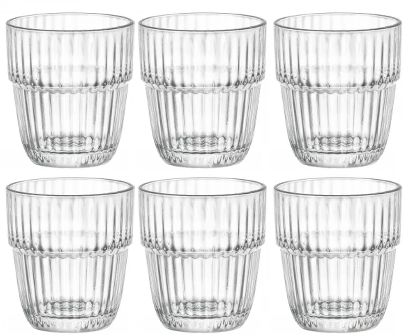 Waterglazen Stapelbaar - Barshine - 305 ml - 6 stuks by Bormioli Rocco in Transparent – product photo