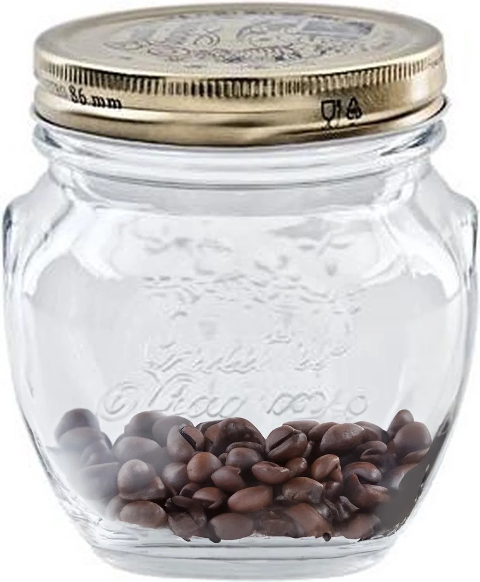 Weckpot/inmaakpot - met schroefdeksel - 500 ml de Bormioli Rocco en Transparent – photo produit
