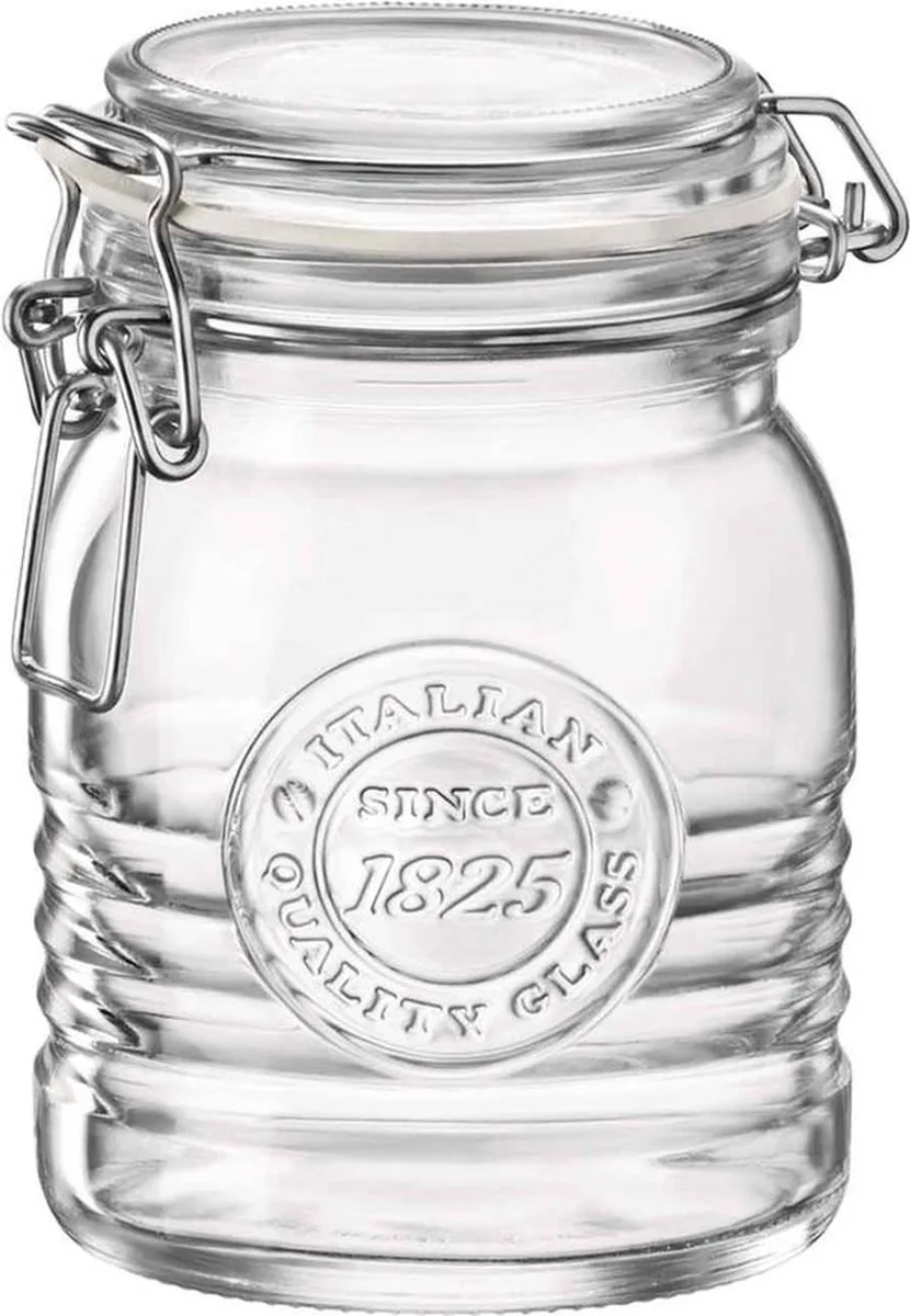 Weckpot Officina - ø 11 cm / 750 ml - 6 stuks van Bormioli Rocco in Transparant – productfoto