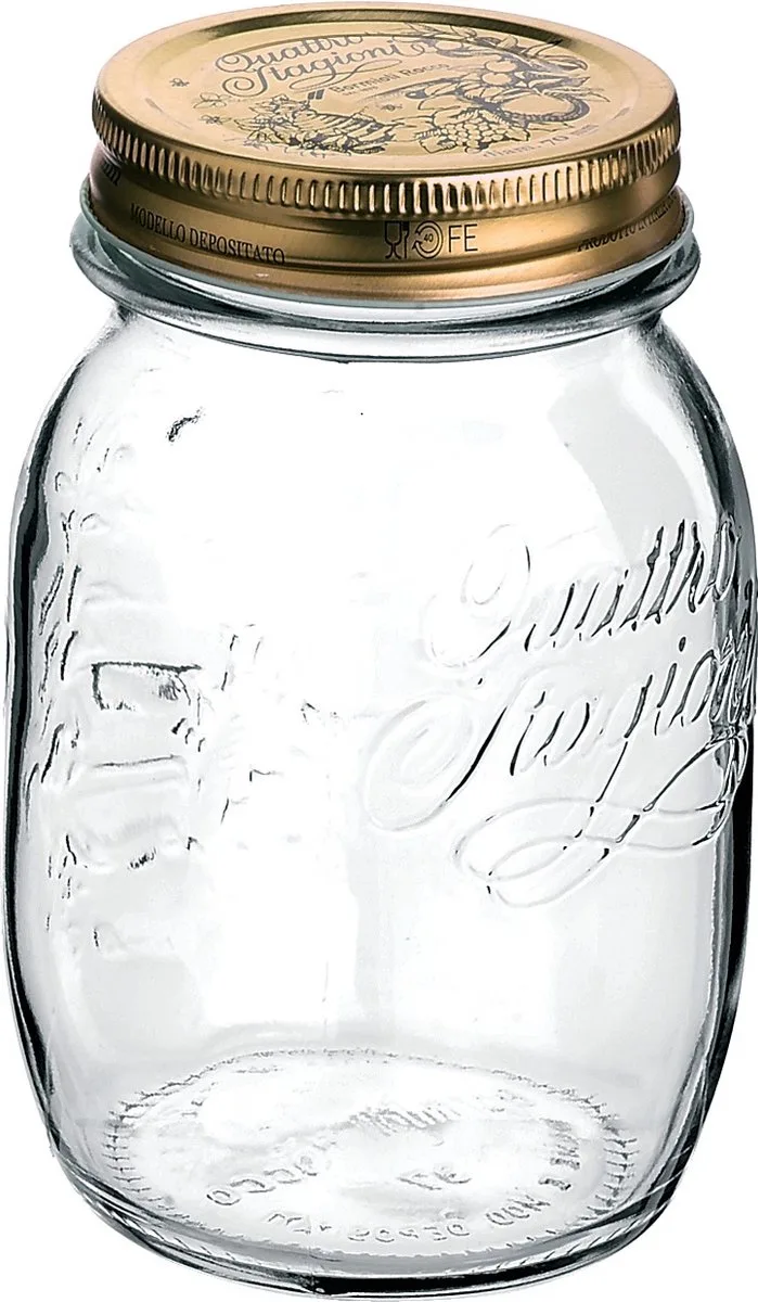 Weckpot Quattro Stagioni - ø 9 cm / 500 ml van Bormioli Rocco in Transparant – productfoto