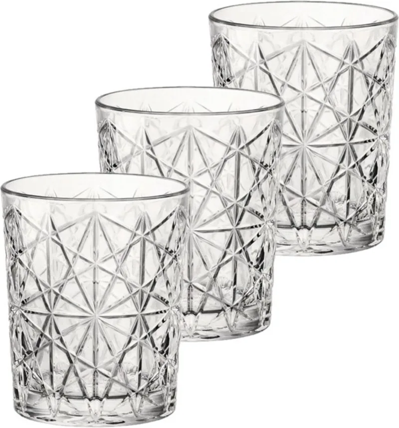 Whisky glazen - 12x - Lounge serie - 390 ml - drink/waterglazen de Bormioli Rocco en Transparent – photo produit