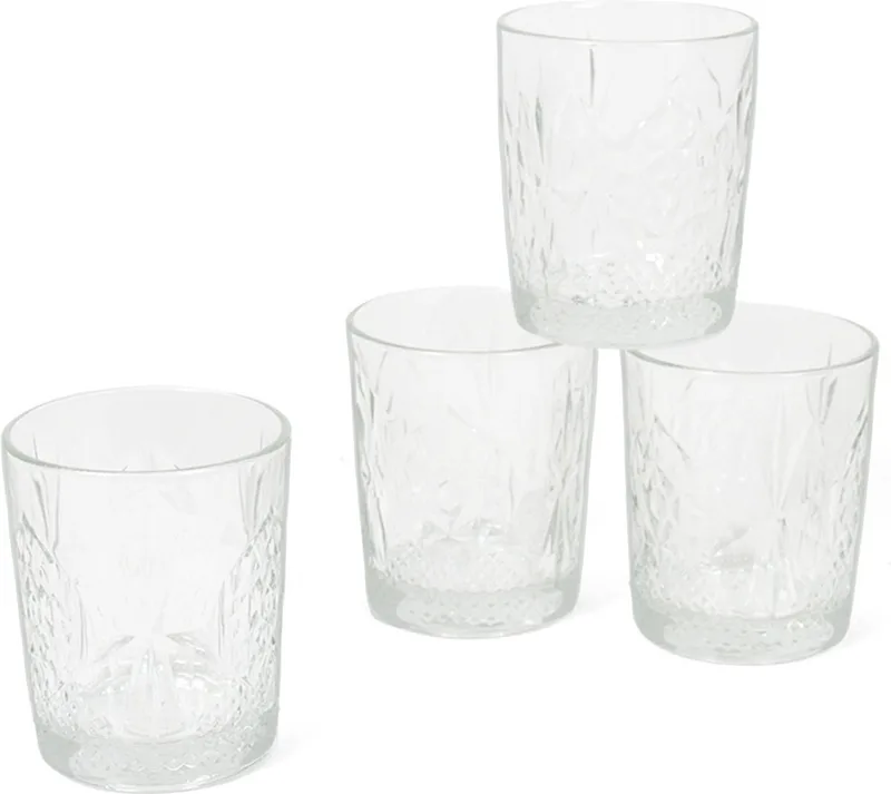 Whiskyglazen - 4x stuks - 400 ml - glas - drinkglazen - tumbler by Bormioli Rocco in Transparent – product photo