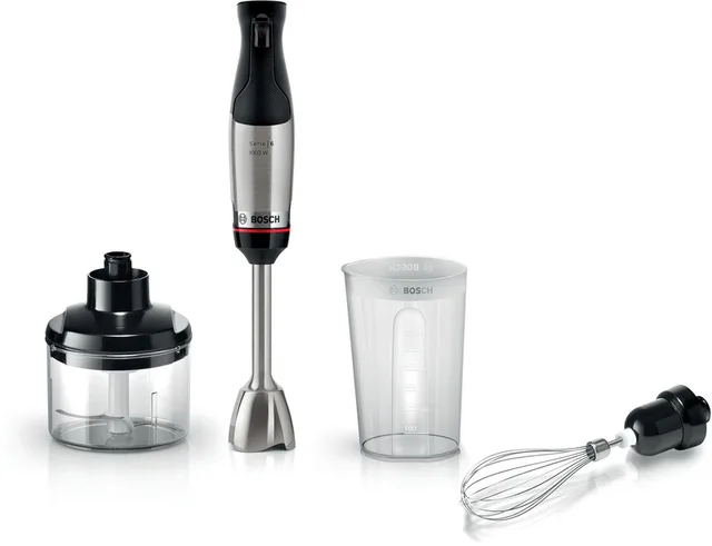 ErgoMaster Series 6 - Staafmixer - 1000W - QuattroBlade Pro - Keramische Koppeling - RVS
