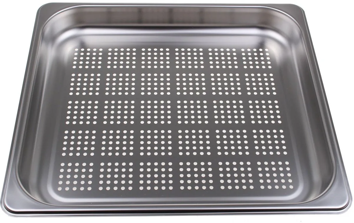 Geperforeerde bakplaat 2/3 voor stoomovens - 11014476 van Bosch in Zilver – productfoto
