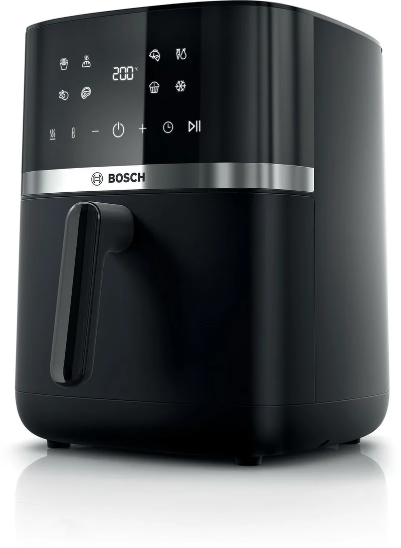 MAF462B0 Airfryer - Serie 4 - 6,1L - Ontdooifunctie - Dual heating - Warmhoudfunctie - 7 programma's - Tot 4 personen by Bosch in Black – product photo