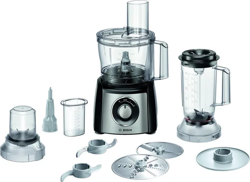 MCM3PM386 MultiTalent 3 - Foodprocessor - 900W - Zwart/RVS by Bosch in Black, Rvs – 900w – product photo