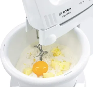 MFQ36460 ErgoMixx - Handmixer - Incl mengkom - 450W by Bosch in White – product photo 2 of 2