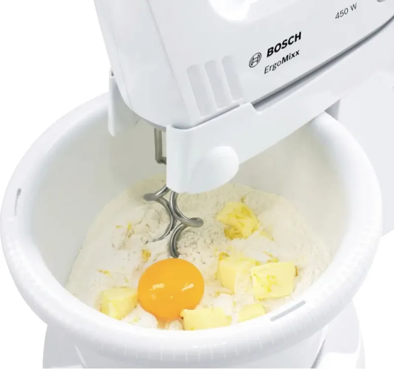 MFQ36460 ErgoMixx - Handmixer - Incl mengkom - 450W by Bosch in White – product photo 2 of 2