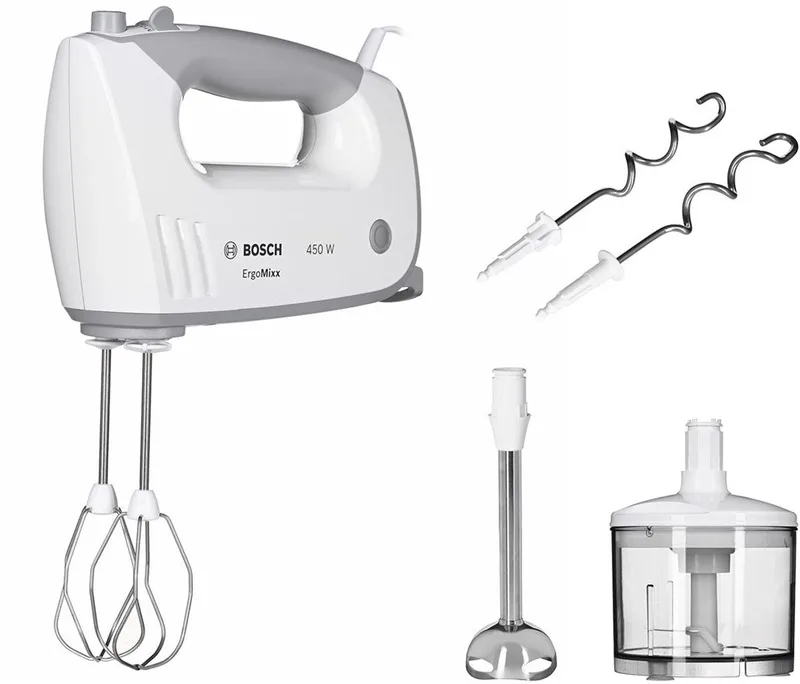 MFQ36480 Ergomixx - Handmixer - 450W by Bosch in White – product photo