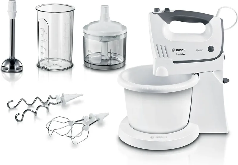 MFQ37490 mixer Handmixer 750 W Wit by Bosch in Grey – product photo