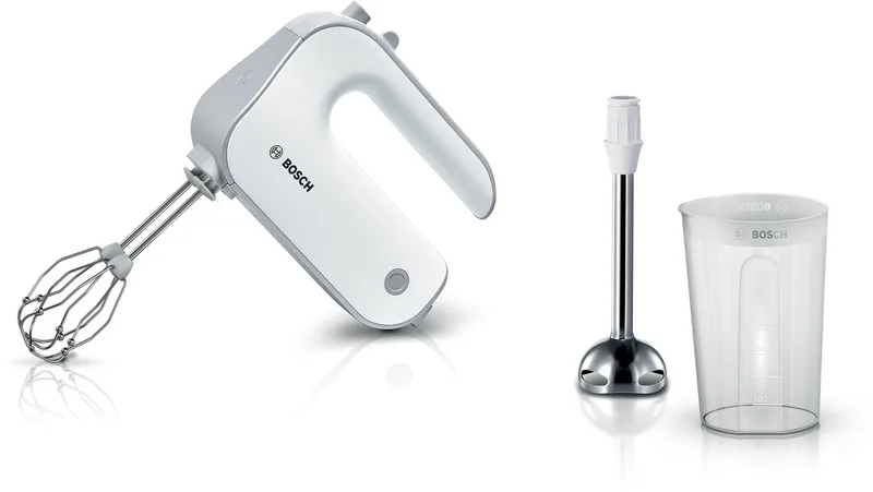 MFQ4070 - Handmixer - Incl staafmixervoet - 500W von Bosch in Weiß – Produktfoto