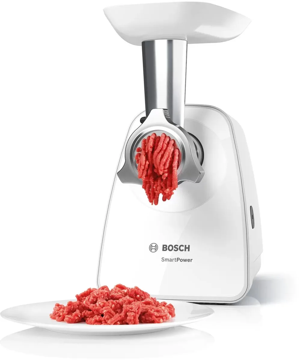 Hachoir Mfw2520w 1500w de Bosch en Blanc, Gris – photo produit