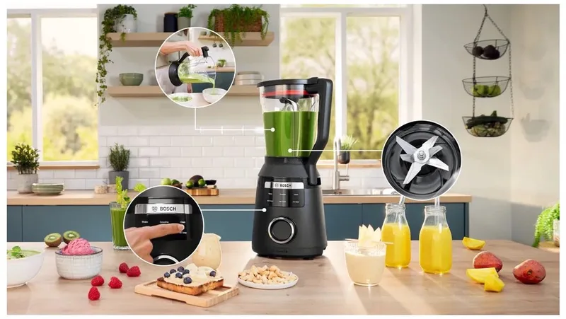 MMB6654B - Serie 6 Blender by Bosch in Black – product photo