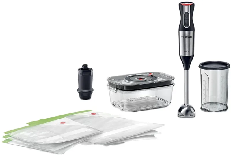 MS6CM61V2 - Staafmixer - 1000 W - RVS by Bosch in Black – product photo